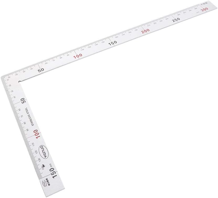 Meadawgs® L Square Steel Measure Ruler Engineer Carpenter Woodwork Tool 150x300mm|Home & Garden | Tools | Measuring & Layout Tools |1 Piece 90° Precision Positioning Squares