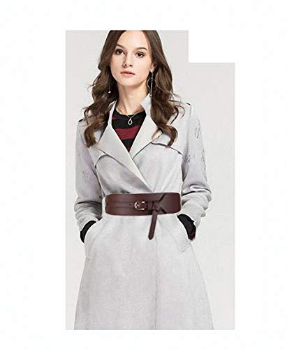 Ulalaza Women Vintage Wide Belt, Metal Pin Buckle Belt for Ladies' Decorative Skirts3