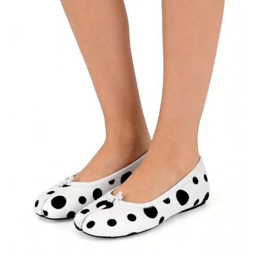 Image of Tabi Shoes Women Split Toe Shoes Wide Width Ballet Flats Comfort Casual Work Shoes for Women Office