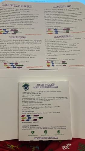 Splat Planet Color in Racing Car T-Shirt with 10 Non-Toxic Washable Magic Pens - Color Your own t-Shirt3