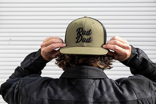 Image of DadBod Apparel DB - Rad Dad Snapback Hat - Baseball Cap for Fathers - Trucker Hat