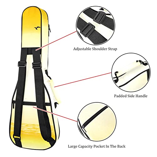 Sac à dos pour ukulélé concert housse imperméable de plage