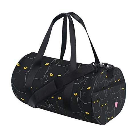 ALAZA Black Cats Duffel Bag Cover