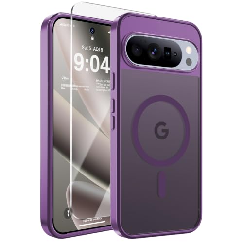 Image of WRJ Magnetic for Google Pixel 11 /11 Pro Case+Screen Protector, Purple