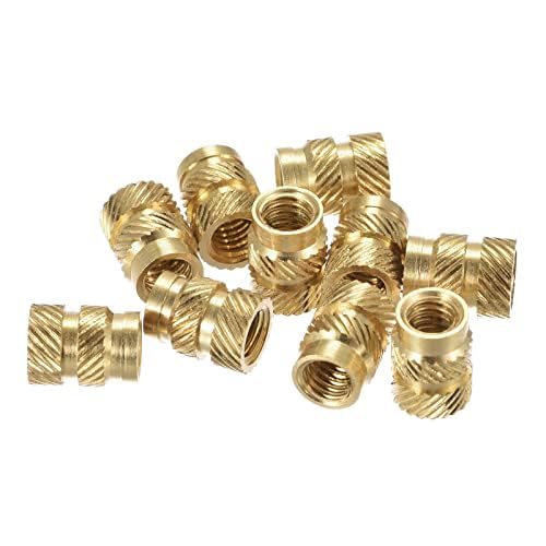 TOP-VIGOR 60Pcs M4 Threaded Knurled Insert Nuts, M4 x 8mm x 6mm OD 3D Printing Brass Nuts - Image 3