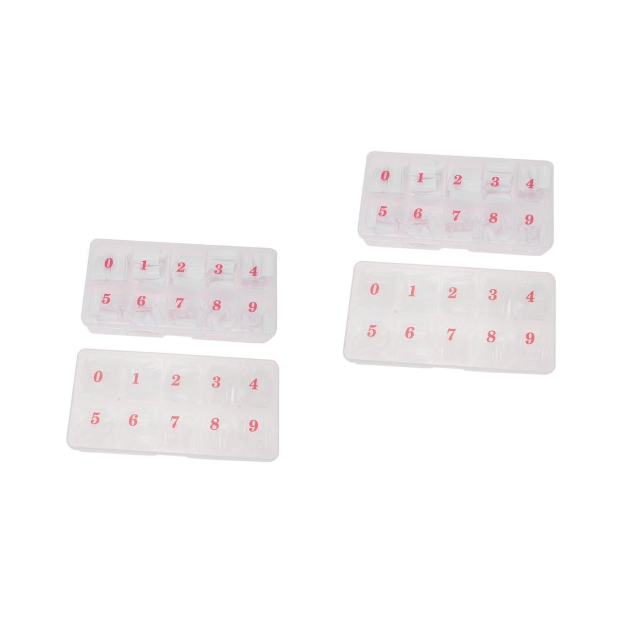 Beaupretty 2 Series Punta De Uñas Francesa Uñas Postizas Pegatinas Para Uñas Pegatina Uñas Stickers Para Uñas Nail Stickers Puntas De Uñas Artificiales Uñas De Estilo Francés 2 Cajas*2