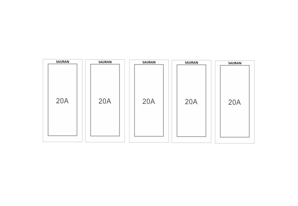 SAURAN Electronic Switch, Electrical Control Device 20A 1 Way Switch Modular (5)-picture-13