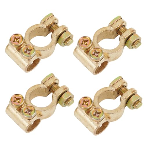 NEIQIUWING 1/2 pares de pinzas de batería de ocio para coche, furgoneta y caravana, 12 V, liberación rápida, pinzas de batería de autopartes