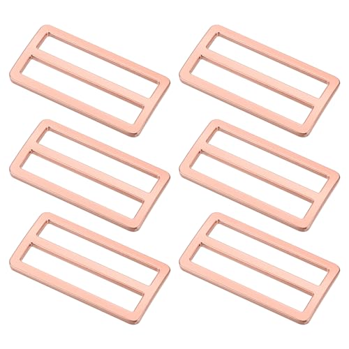 Boucle coulissante en métal plate pour sangle ajustable sans glissement