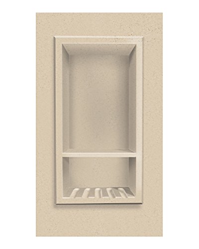Transolid ACCESS0002-B1 Decor 7-1/2 x 15-Inch Recessed Shampoo Caddy, Matrix Khaki