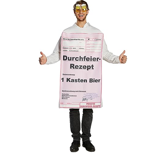 Recette pour homme costume de bière en tunique légère imprimée humour