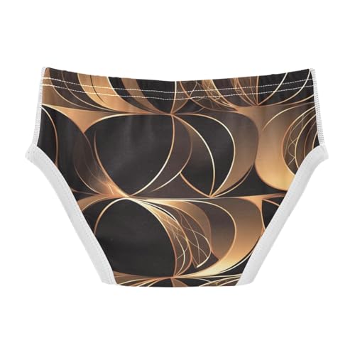 Rose Gold Abstract Metallic Baby Boys Pure Cotton Kids Underwear Cute Children Panties2
