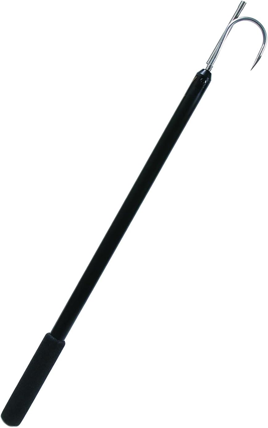 Sea Strike SS236B Black Anodized Aluminum Gaff 2 Stainless Hook 3'