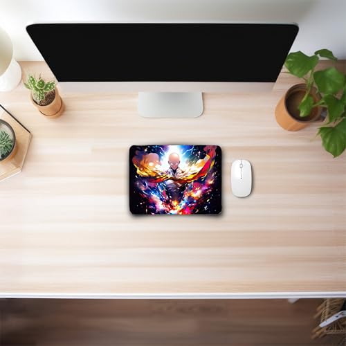 Image of Anime Gaming Mouse Pad, Non-Slip Rubber Base, Ultra-Low Friction High Durability, Waterproof Mouse Mat, Anti-Slip Base, Mousepad 7.5 inch X 9 inch (02)