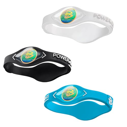 Power Balance The Original Genuine Performance Sports Wristband Bracelet 3 Pack Bangles Safe Waterproof Lightweight Durable