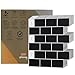 WALPLUS Upgraded Backsplash Tile Peel and Stick for Kitchen Wall Stick On Backsplash Tile for Bathroom Adhesive Glossy Heat Resistant Sticky Backsplash for Kitchen 11.8