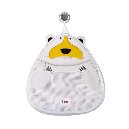 3 Sprouts Hanging Bath Toy Holder Polar Bear