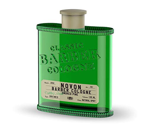 Acqua dopobarba Colonia Novon Classic Barber Cologne – Green – Smoked Pine – 185 ml – dopo la rasatura