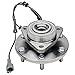 Detroit Axle - 2 Front Wheel Bearing Hubs for Nissan TITAN Pathfinder Armada Infiniti QX56, Bearing Hubs Replacement Wheel Bearing and Hubs Assembly Set, Pair Hubs