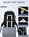 LOVEVOOK Travel Backpack for Women & Men 40L,Airline Approved Carry On Backpack Travel Essentials,TSA Carry on Luggage,Waterproof Personal Item Travel Bag,Suitcase with 3 Packing Cubes,Black-Black