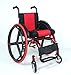 Fauteuils roulants de sport et de loisirs, fauteuil roulant léger/fauteuil roulant en aluminium à démontage rapide, chariot amortisseur de roue arrière