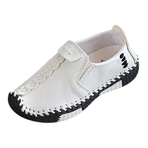 XIATANG Toddler Loafer Shoes with Anti-Slip Cover