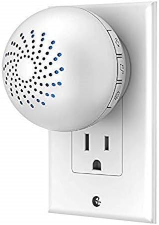 Wireless Doorbells for Home - RingPoint Loud and Round Waterproof Door Bells & Chimes Wireless - Over 1000-Feet Range, 32 Doorbell Chimes, Adjustable Volume, LED (White, 1 receiver + 1 transmitter)