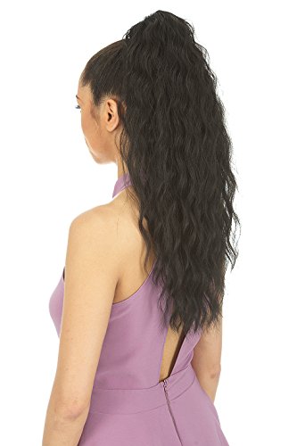 [Ponytail] New Born Free Drawstring Ponytail Curly Style - MILEY - 0370 (1B)