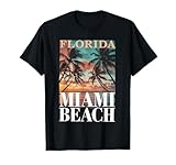 Miami Tshirt Männer Frauen Retro Florida Miami