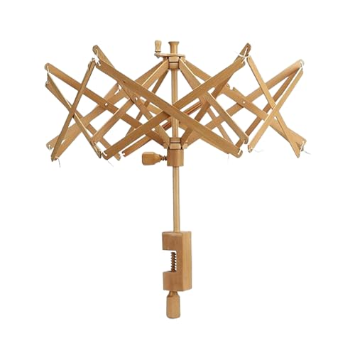 Galaxy Indiacraft Swift Dévidoir en Bois | Accessoires pour Fibre, Laine, Corde, Fil, Tricot et Crochet | Dévidoir Parapluie Manuel pour Pelotes