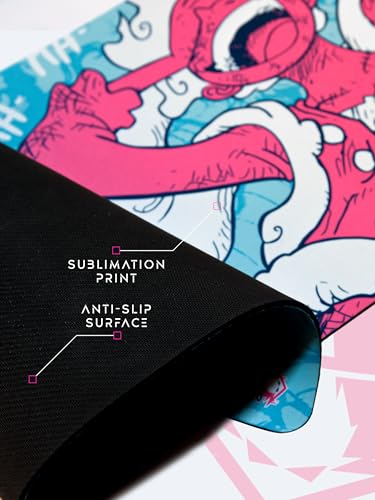 One Piece Anime Desk Mat Extra Large (80cm x 30cm x 3-4mm), God of Liberation Printed Anime Anti-Slip Mouse Pad - Image 4