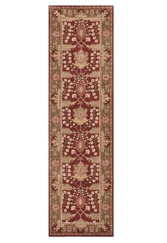Tapete oriental rojo multicolor 182x122 cm hecho a mano miniatura 6