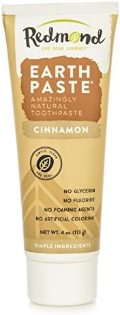 Redmond Earthpaste - Natural Non-Fluoride Toothpaste, 4 Ounce Tube