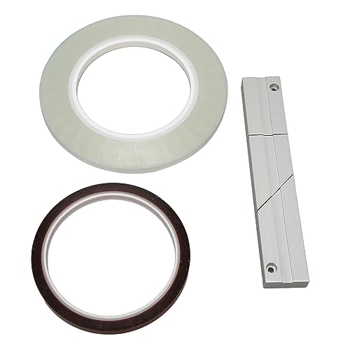 Image of Tape Splicer Block, 1 /4 10 Inch Tape Splicer Set Adjustable Length Easy Installation Tape Splice for Open Reel to Reel Tape Media, ZIZEVygdkma1g56