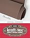 kraft-tex Chocolate Original Unwashed: Kraft Fabric Paper, 19 x 1.5 Yard Roll (kraft-tex Basics)