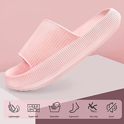 Cloudies Slides for Women, Super Comfy Soft Foam Slides, Non Slip Shower Bathroom Slides, Super Soft2
