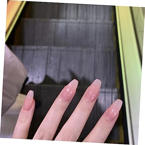 Healvian 72 Peças De Decoração De Unhas Falsas Pontas De Unhas Acrílicas Unhas Falsas Unhas Postiças