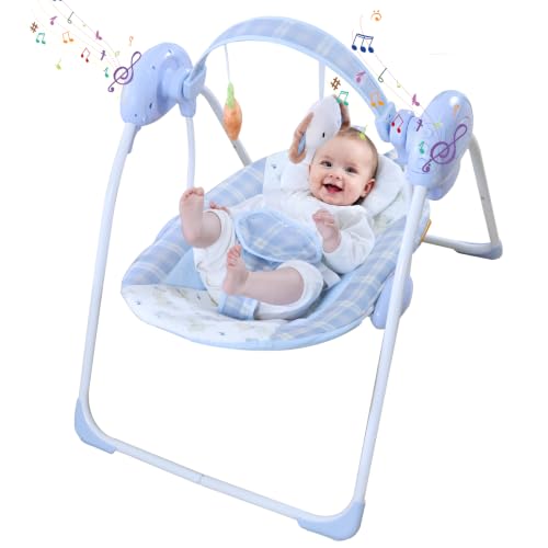 Baby Swing for Infant,Newborn Baby Swings for boy, 0-9 Months