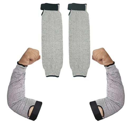 Cut Resistant Farmers Sleeves, Arm Burn Protection Sleeve for Thin Skin and Bruising, Arm Guards for Men Women