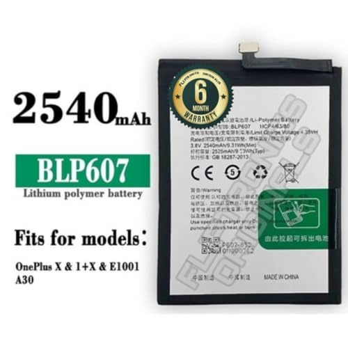 Image of BLP607 Battery for One Plus X ONE E1003, /E1001, /E1005 Battery with 6 Month Warranty**** (U86)
