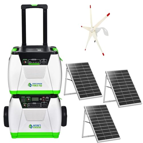 Nature's Generator Platinum WE System 1800W Solar & Wind Powered