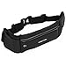 OMOTON Running Belt phone belt for iPhone 7 / 6s / Plus / Se / Samsung Galaxy S8 / S8 Plus / S7 / S7 Edge / Note 5 / Nexus 5X / Nexus 6P / Blu R1 HD, Secure and Easy to Carry Cash, Cards, Keys, Black