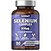 Selenio Integratore 100 mcg | 365 Compresse Vegane | Complesso di Selenito di...