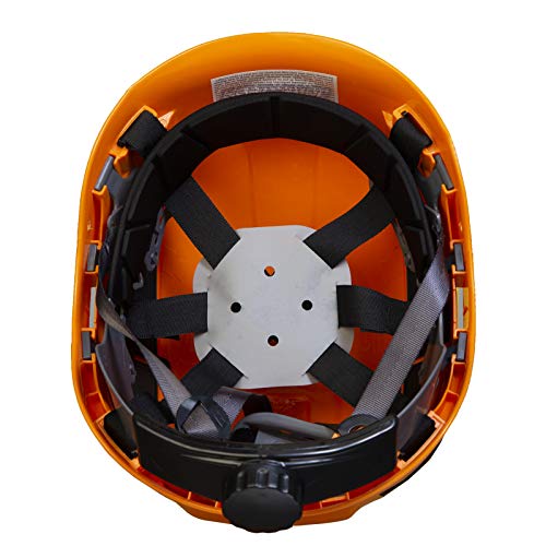 Jorestech Hard Hat Orange Abs Work-At-Height And Rescue Slotted Ventilated Helmet With 6-Point Ratchet Suspension Ansi Z89.1-14 Certified For Work, Home, And General Headwear Protection Hhat-04 #TOP4