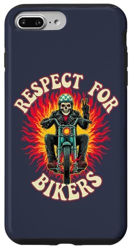 Backprint | Respect Bikers, ֎ oCN [^[oCJ[ [^[C_[ I[goC X}zP[X iPhone 7 Plus/8 Plus p
