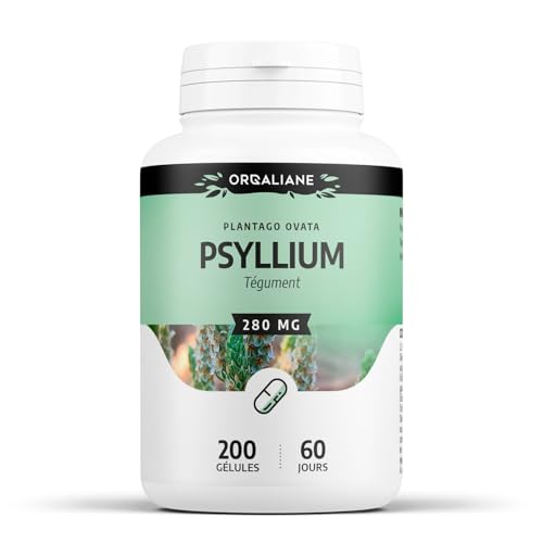 Psyllium Blond Téguments 280 mg - 200 gélules