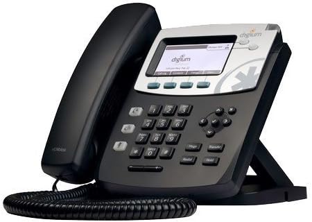Digium D45 2-Line Gigabit SIP Phone with HD Voice, Backlit Display, Icon Keys (Renewed)