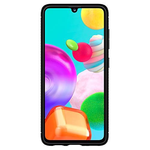 Image of Spigen Rugged Armor for Samsung Galaxy A41 Case, Galaxy A41 Back Cover - TPU｜Matte Black