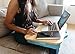 Hultzzzy Bamboo Lap Desk Tray Table fits 17