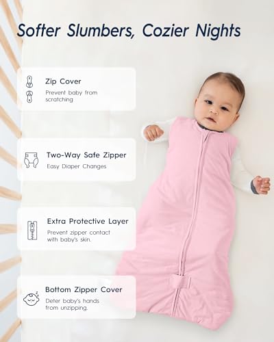 Image of TotAha Baby Sleep Sack 18-24 Month TOG 1.0, Premium Soft Wearable Blanket Baby Sleeping Bag with 2-way Safe Zipper for infant Babies Girl Boy